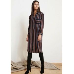 VELVET By Graham & Spencer Pero Stripe Dress, sz L